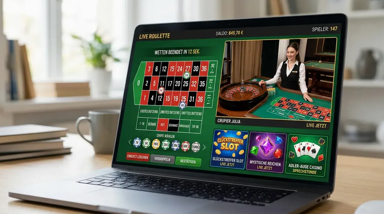 Live Casino & Tischspiele bei Nv